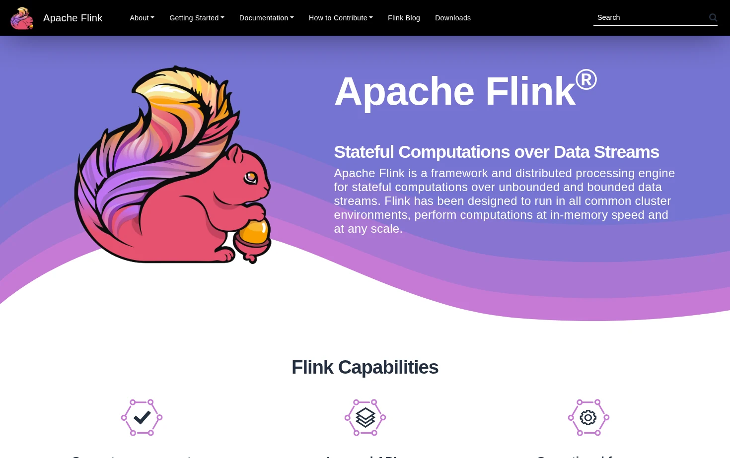 Apache Flink 页面快照